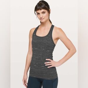 63 -Lululemon Swiftly Tech Racerback
Black / White- size 6